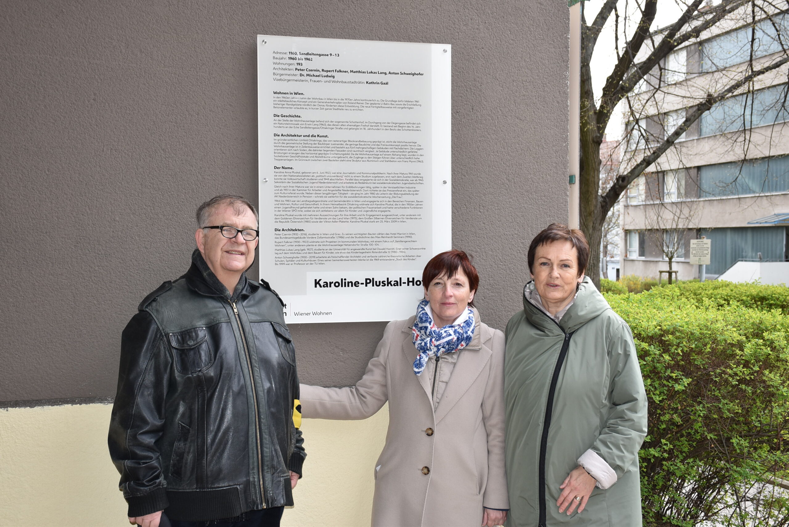 Gemeindebau nach “Lintschi” Pluskal benannt