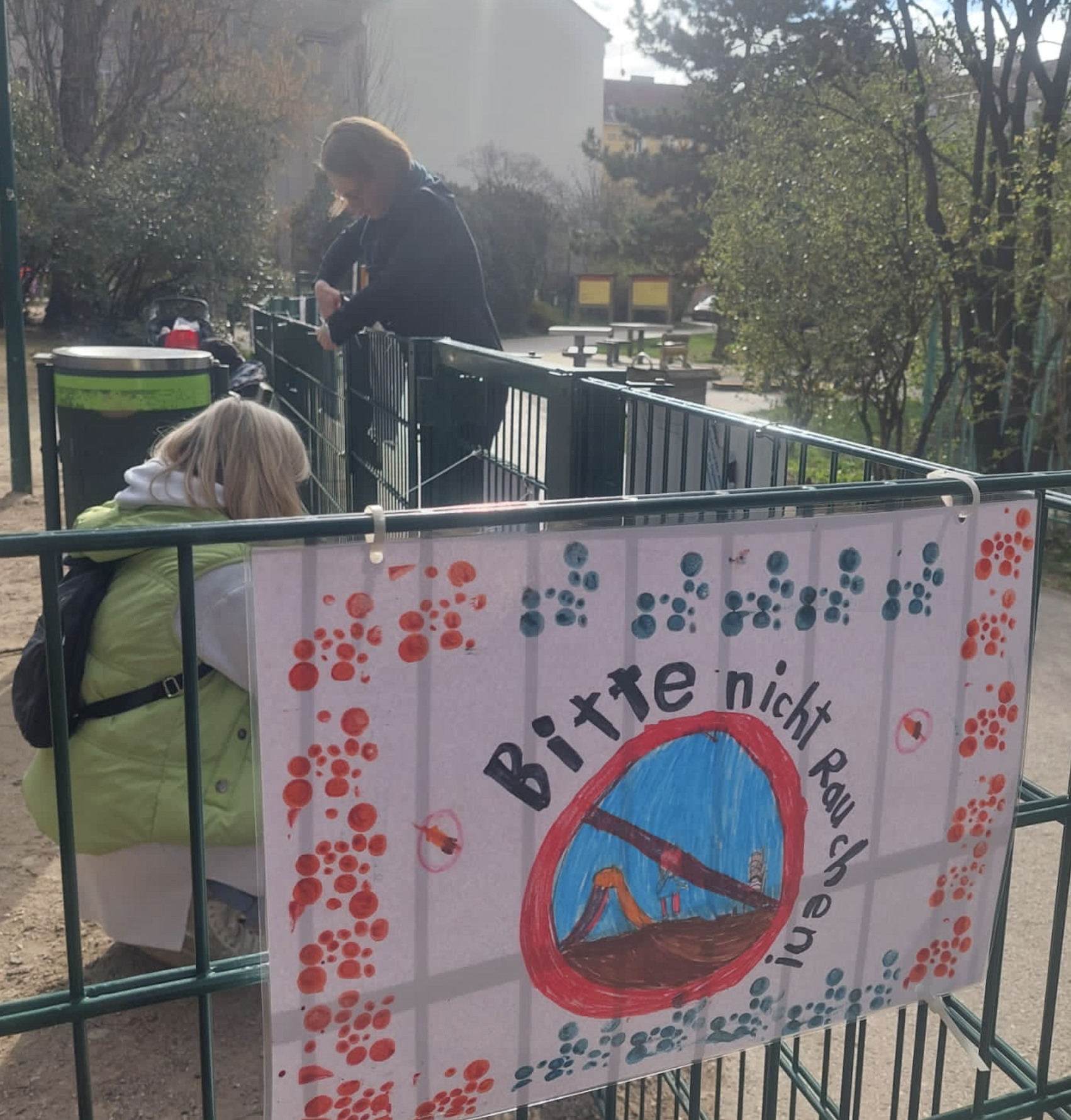 Kreativ gezeichnet: Aktion gegen Rauchen