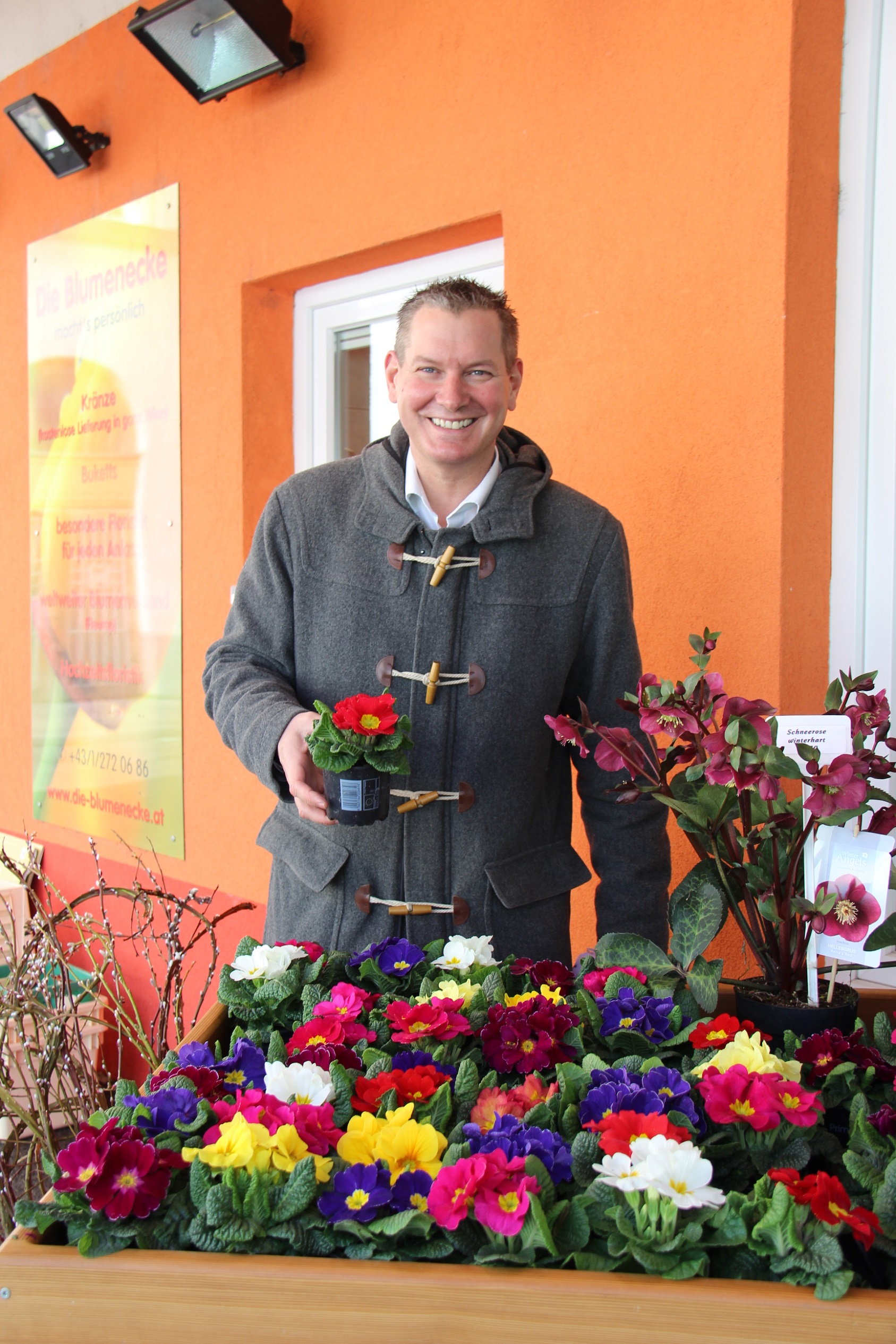 Blumengruß am Schlingenmarkt