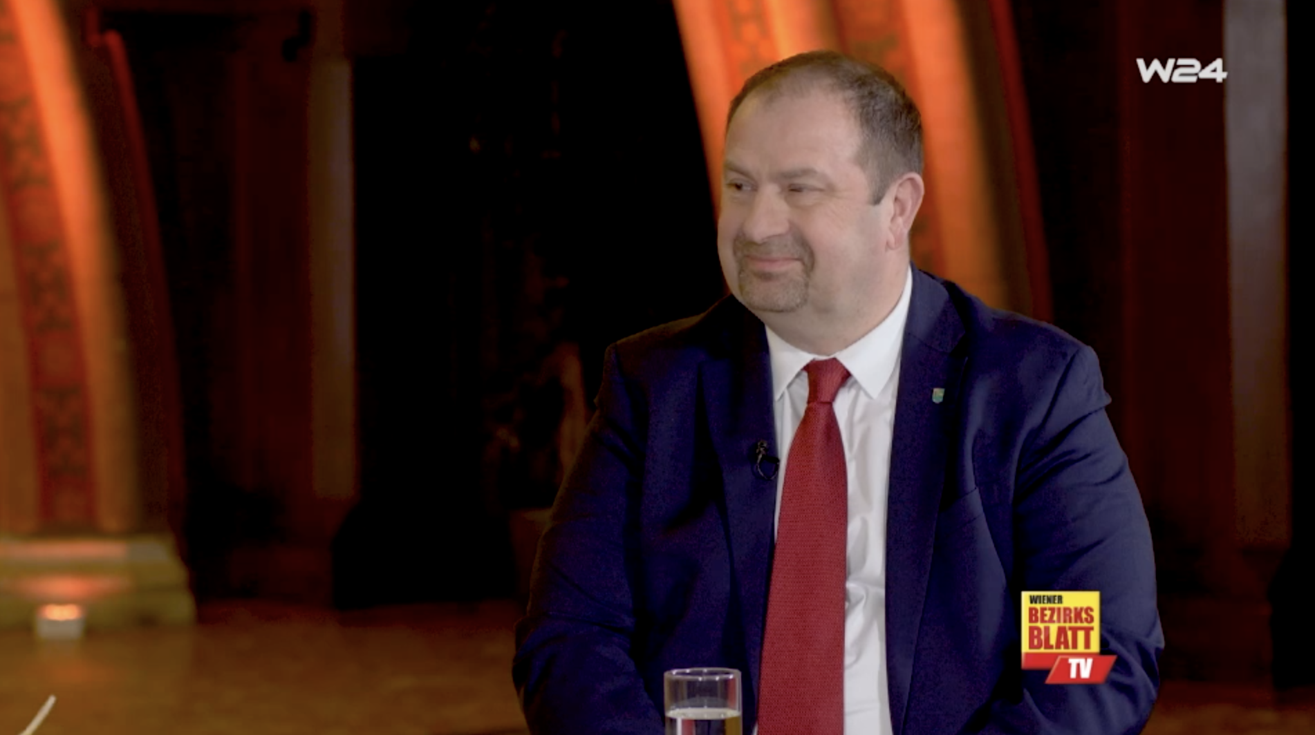 Bei Tesarek im Rathaus: Alexander Nikolai zu Gast