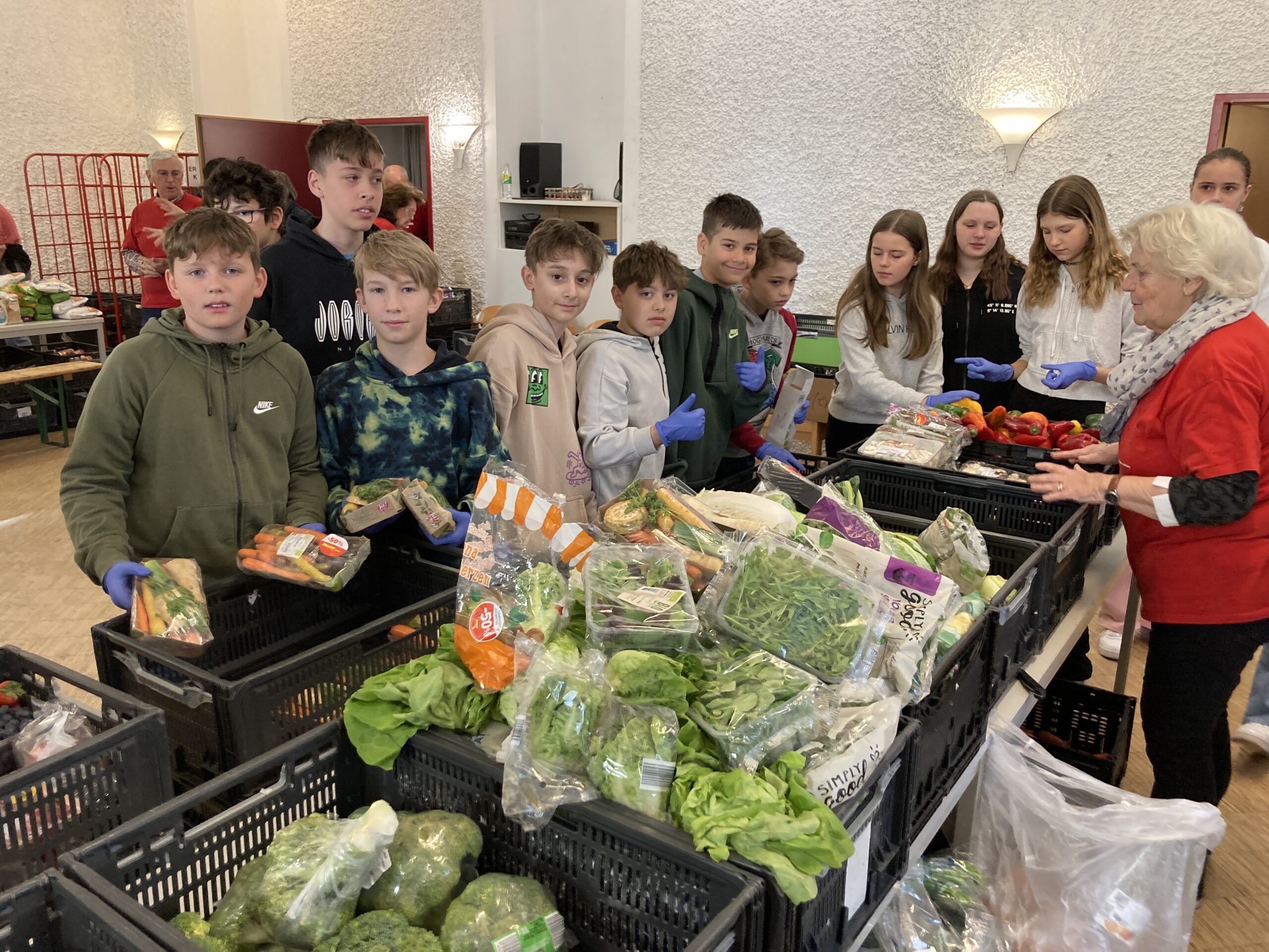 Liesinger Schüler im Dienst der guten Sache