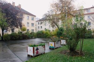 Gemeindebau in Wien.