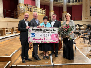 Benefizkonzert brachte 100.000 Euro zugunsten des Caritas Socialis Hospiz Kalksburg.