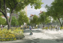 (C) BV5: 15 neue Bäume werden den Park ungemein auf.