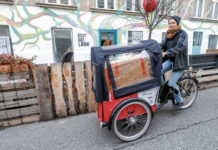 (C) Mobilitätsagentur Wien / Christian Fürthner: Gerade für kurze Wege und kleinere Besorgungen ist das Grätzlrad eine günstige und umweltfreundliche Alternative.