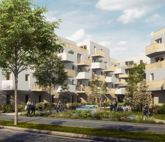 (C) Duda Testor Architektur: Großzügige Freiflächen, 200 neue Bäume und Nachhaltigkeit zeichnen das Quartier aus.