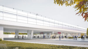(C) ÖBB-TREUSCH architecture: Im Zuge des Projekts werden die Strecke und auch die Bahnhöfe modernisiert. In der Benyastraße wird sogar eine neue Haltestelle errichtet.
