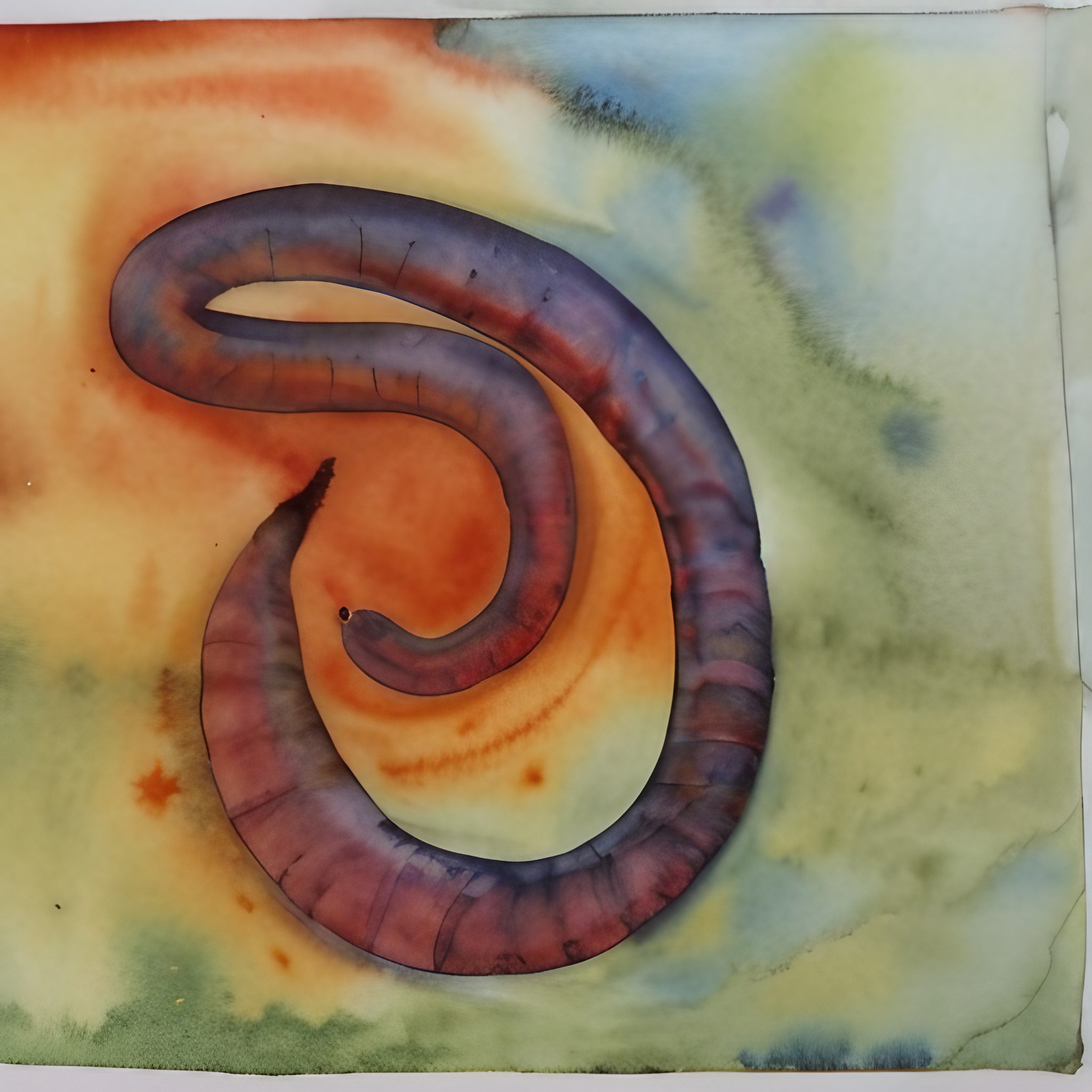 Der Regenwurm im Sturm