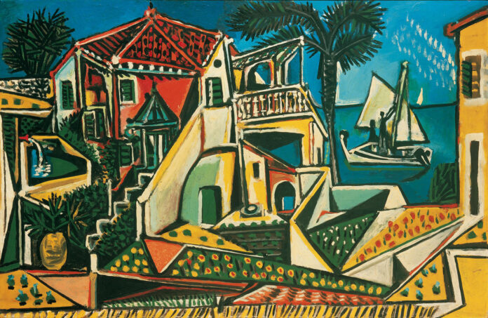 (C) Succession Picasso/ Bildrecht, Wien 2023/ALBERTINA, Wien - Sammlung Batliner: Mittelmeerlandschaft, 1952