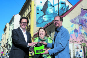 ©Ludwig Schedl: BV Markus Reiter, Dagmar Gordon (Global 2000), Gábor Wichmann (BirdLife)