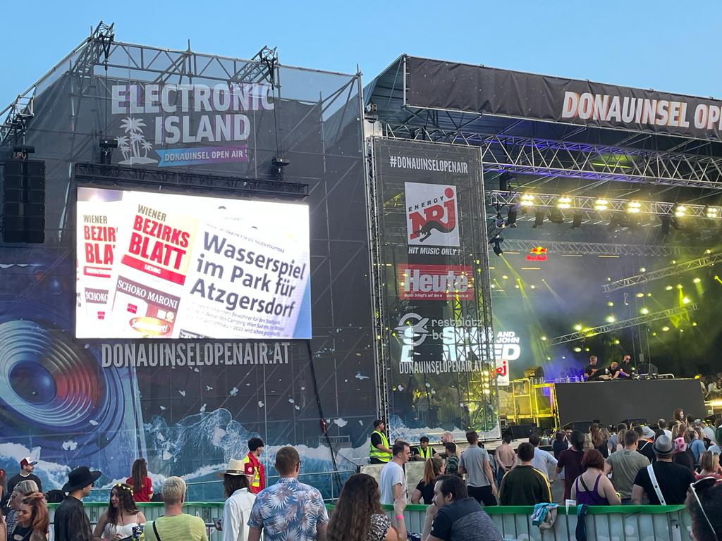 Wegbegleiter: Das WBB rockt die Donauinsel