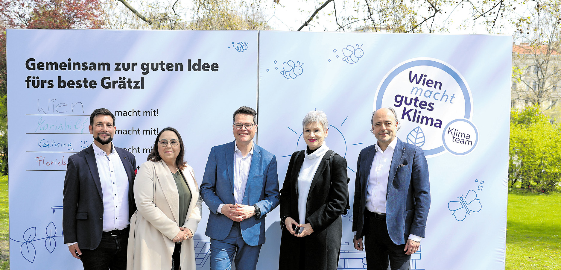 Das Klimateam 2023 startet im Bezirk durch