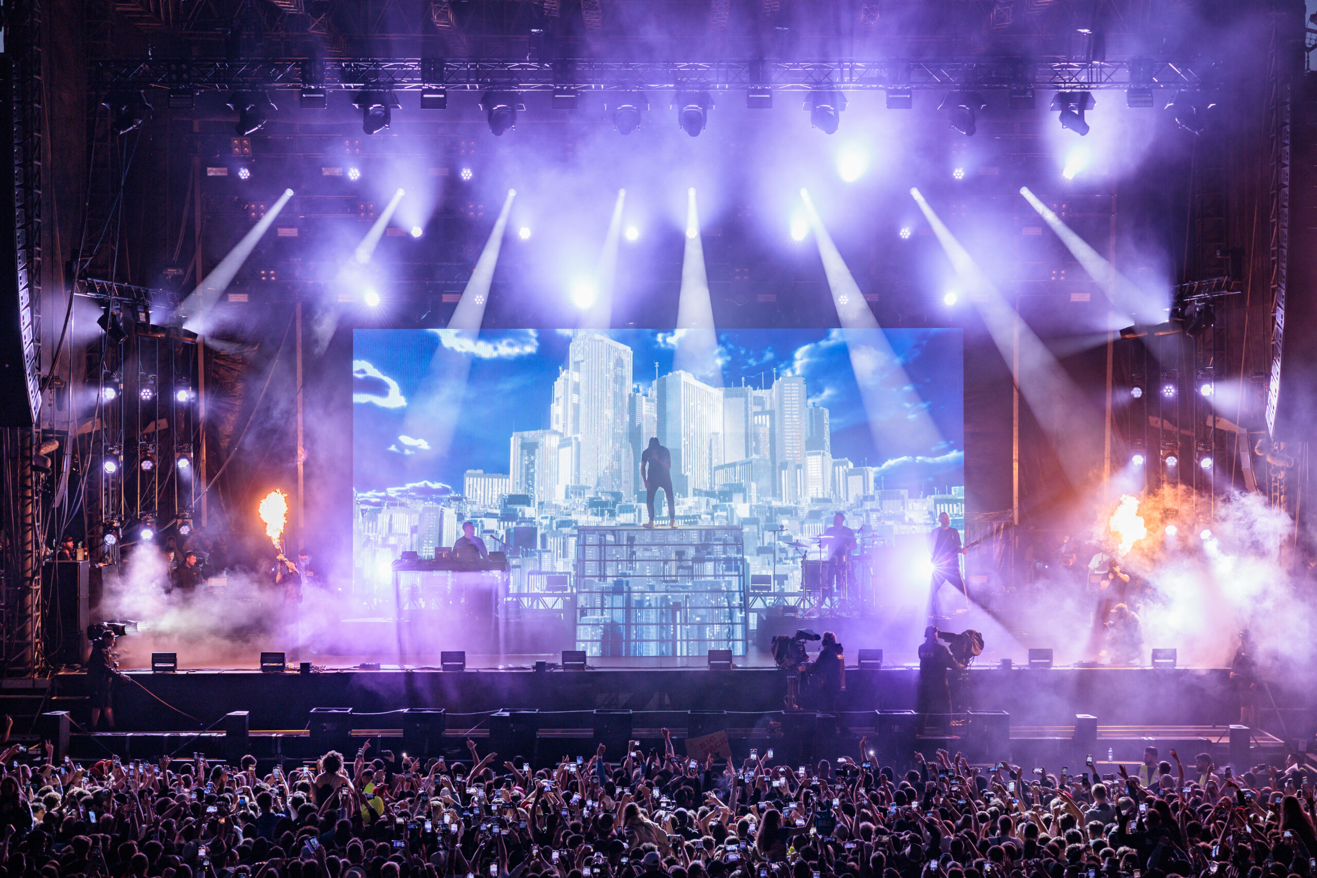 40. Donauinselfest: Massen trotzten Wind und Regen