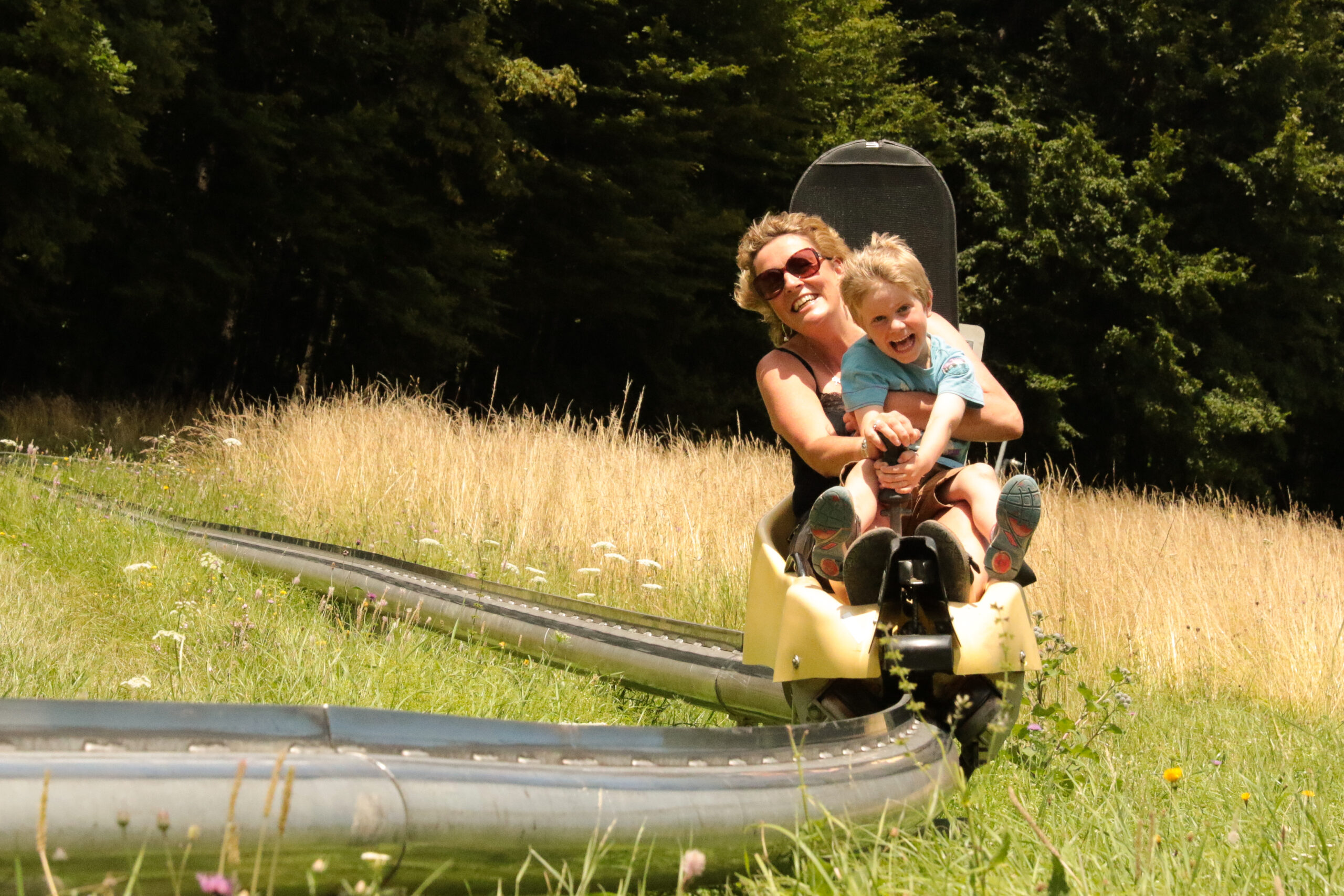 Es gibt nur ein Gas … Rodeln im Sommer mit WBB-Rabatt