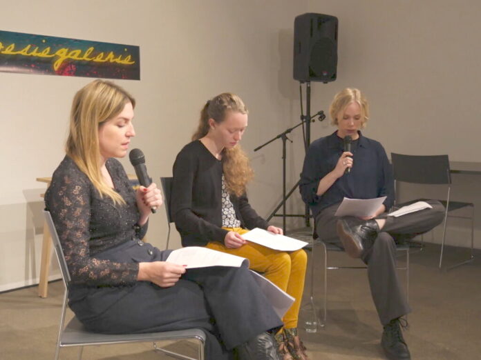Frieda Paris, Sara Schmiedl & Hannah Bründl beim „Fest der Poesie“ 2022.