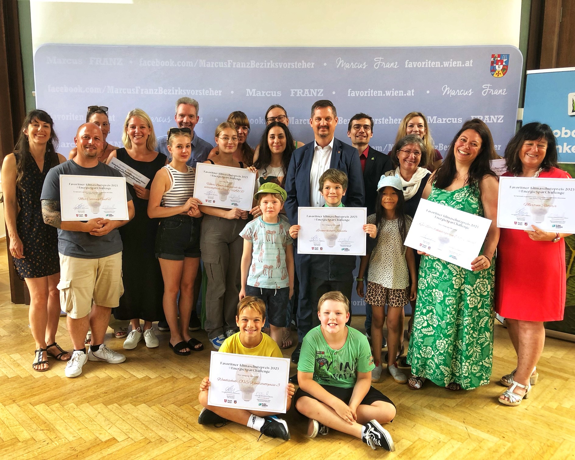 Favoritner Klimaschutzpreis wurde vergeben