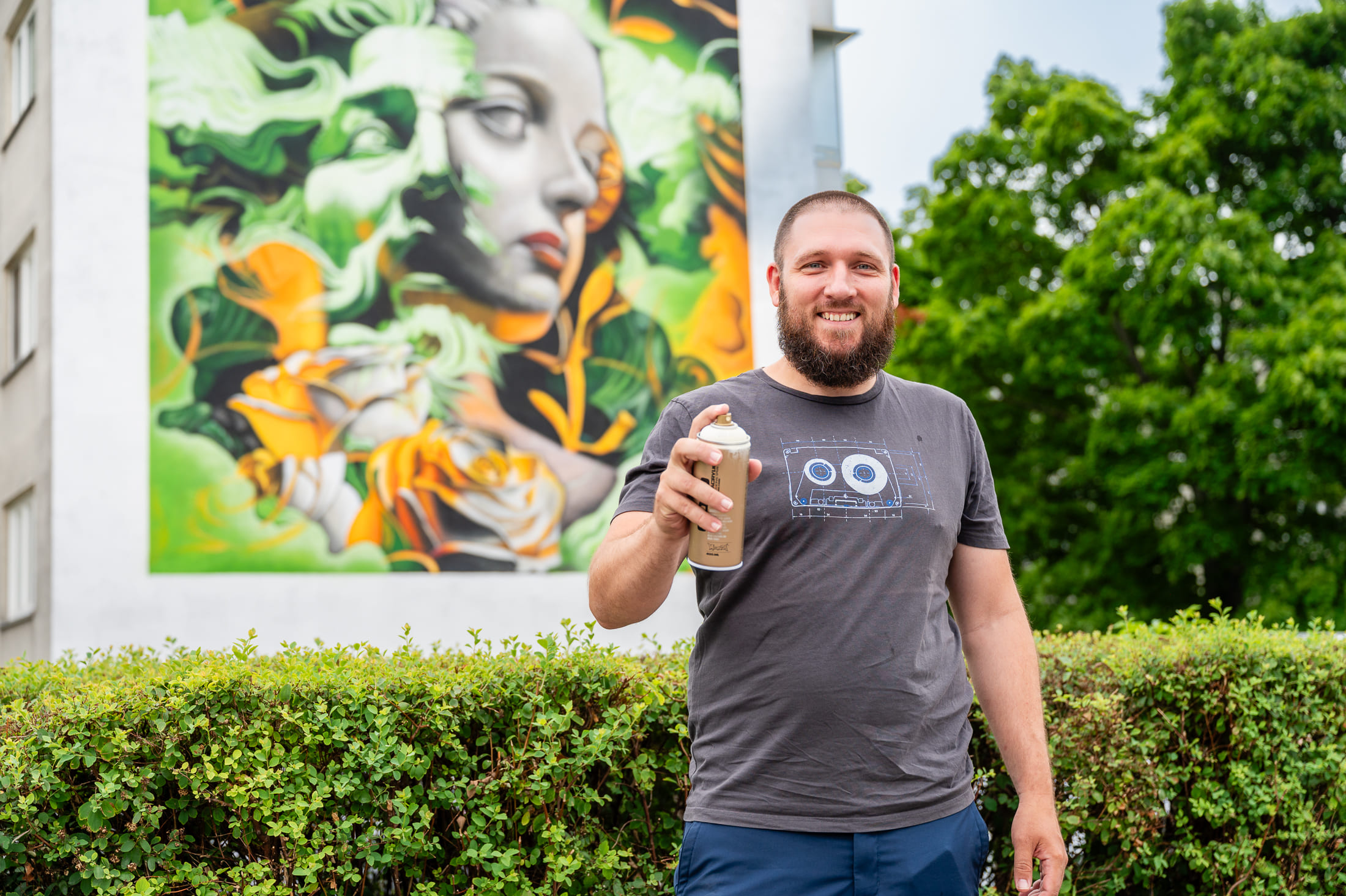 Plattenbau im 22. Bezirk wurde jetzt zum Kunstwerk