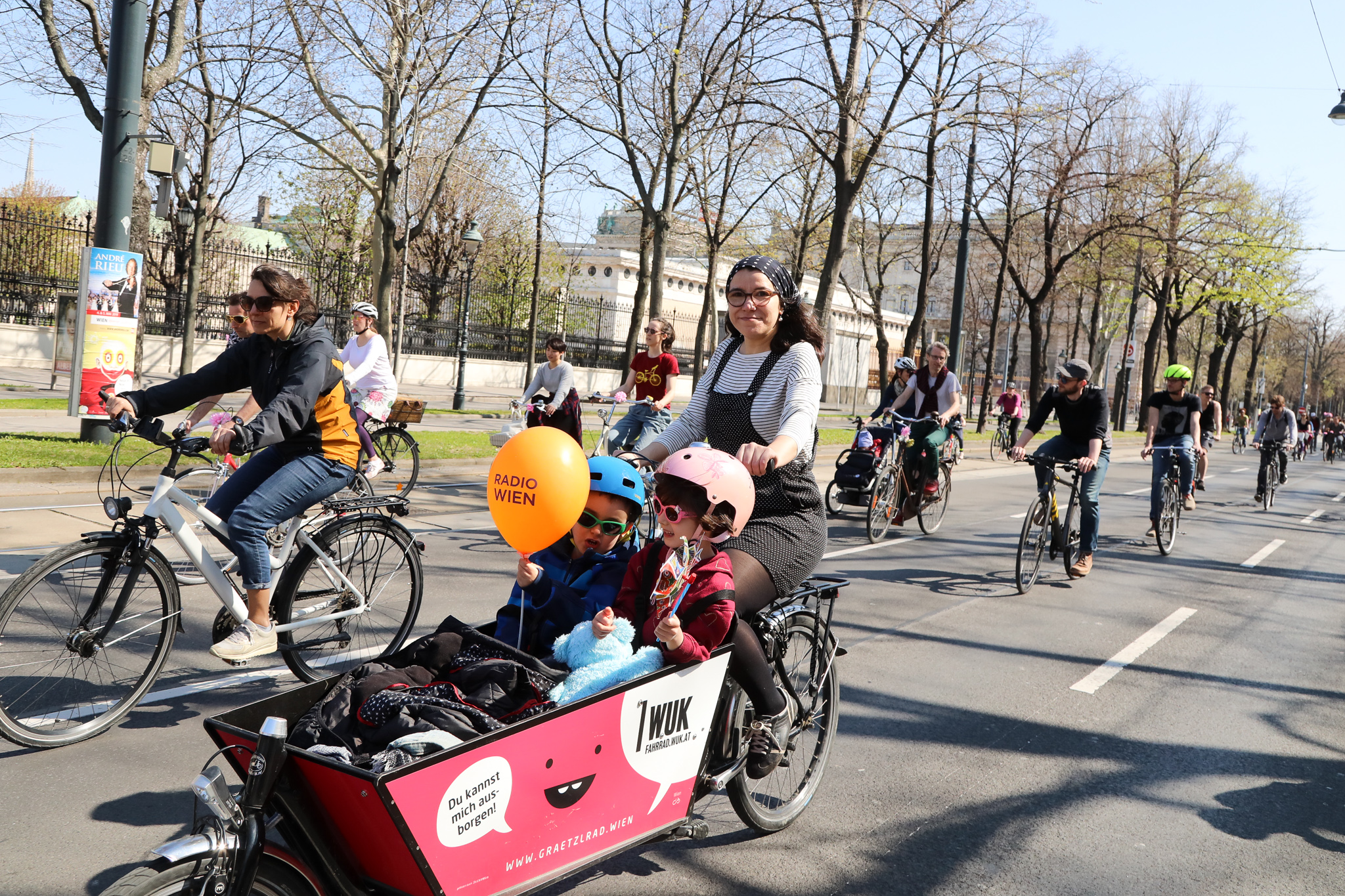 Gratis mit dem Lastenrad durch die Wiener Grätzl