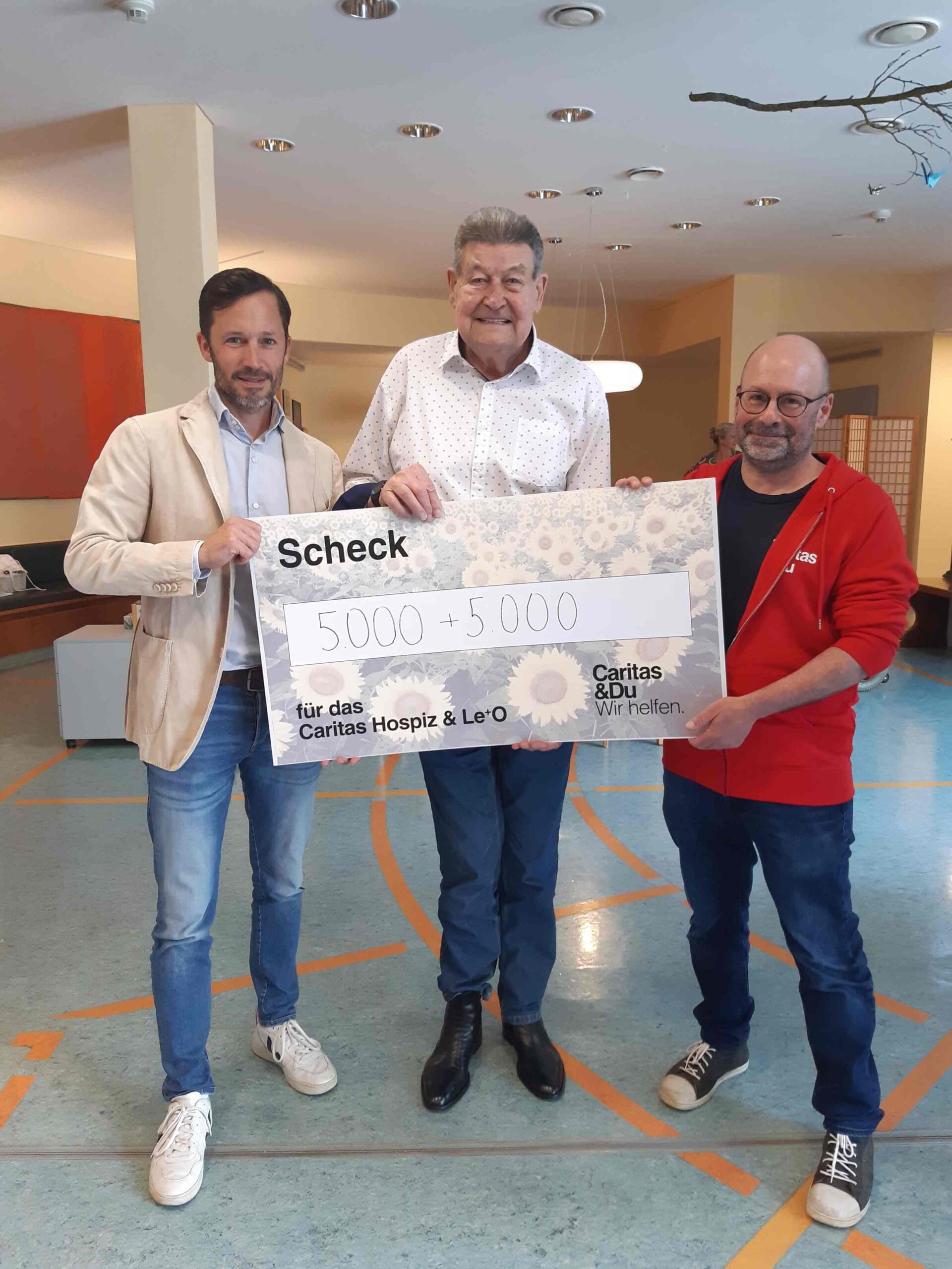 Hospizgast sagt in Liesing mit 10.000 Euro “Danke”