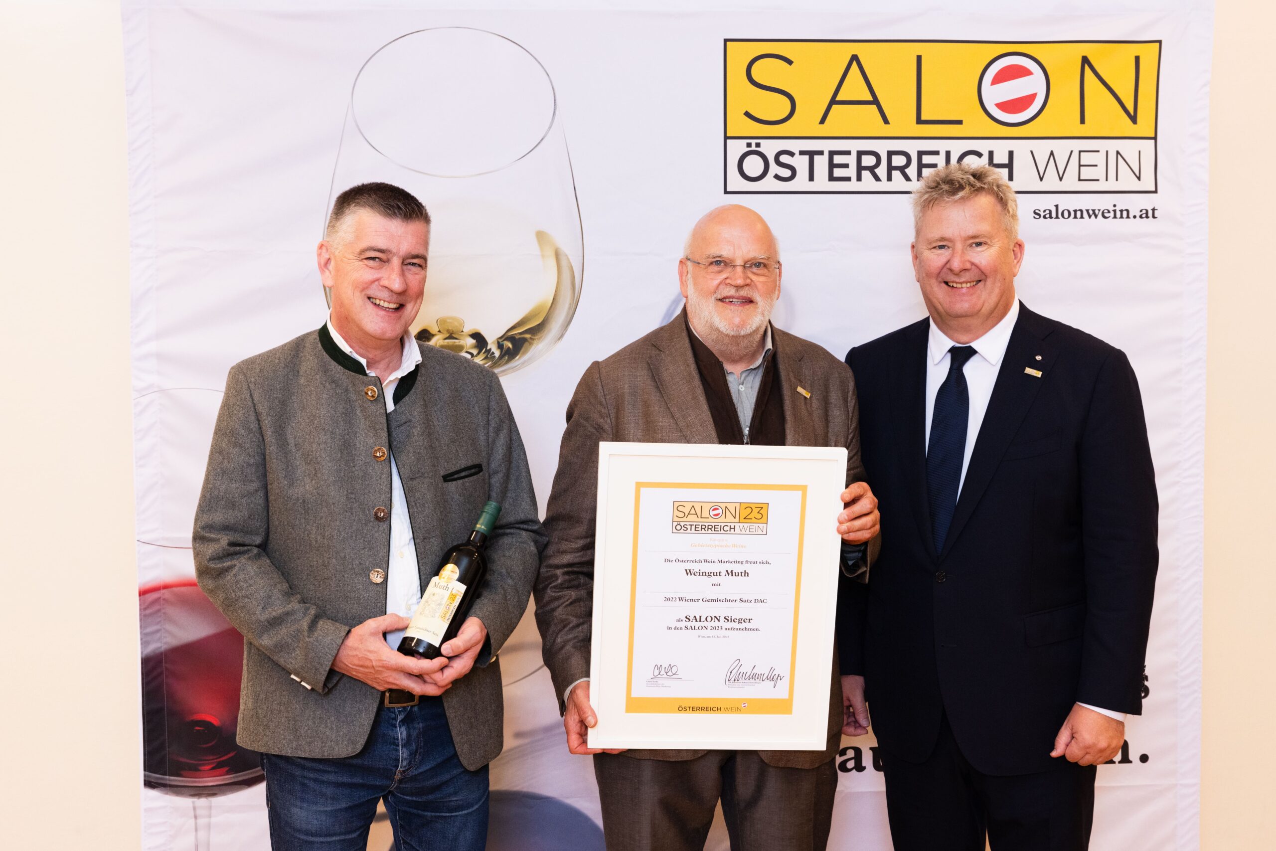 Weingut Muth ist SALON Sieger 2023