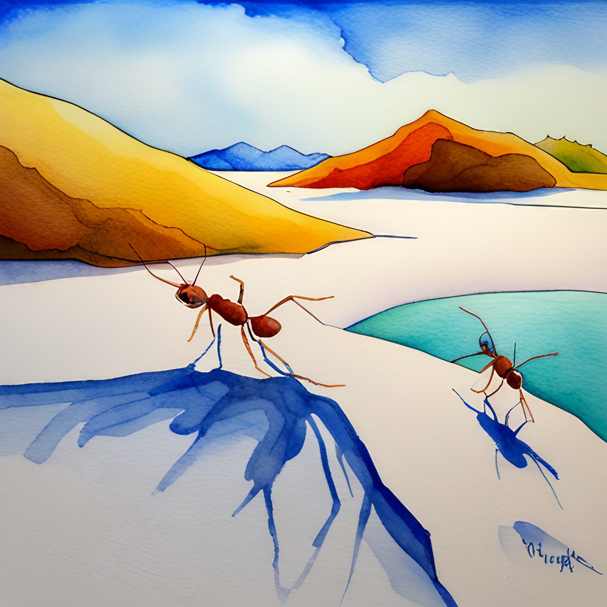 Die Ameisen (nach Ringelnatz)