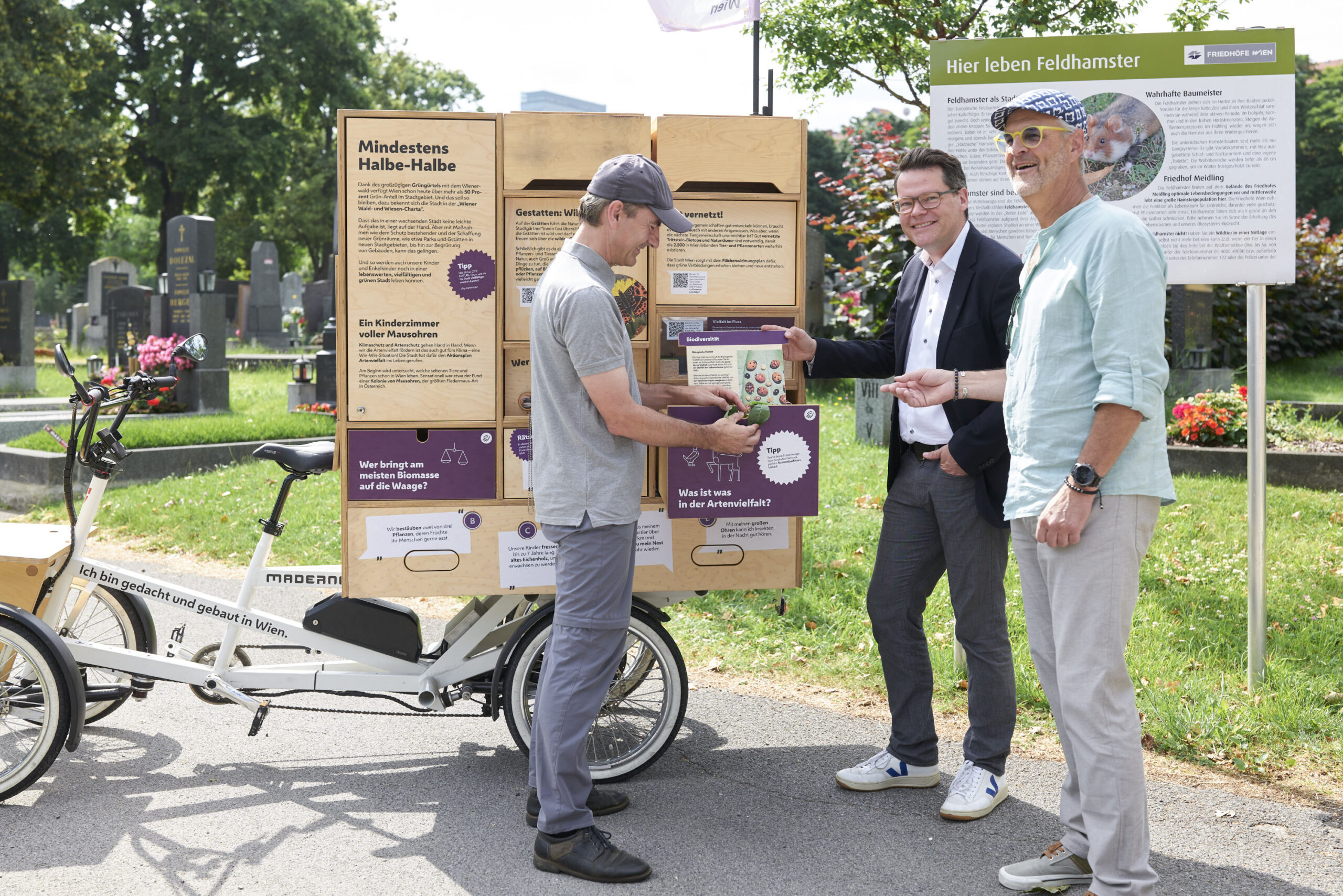 Der Meidlinger Friedhof steckt voller Leben