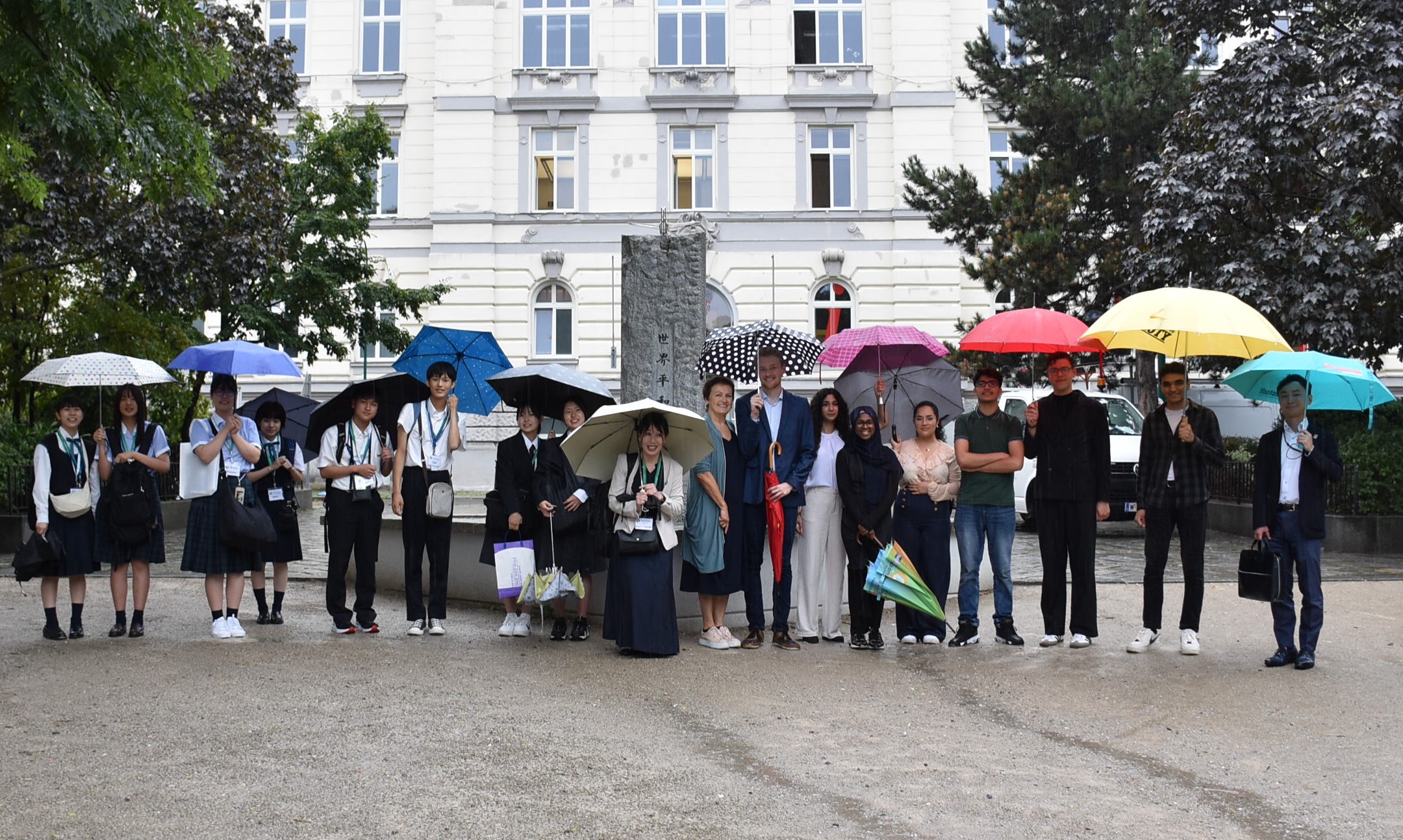 Konichiwa! Hiroshima-Schüler besuchen Ottakring