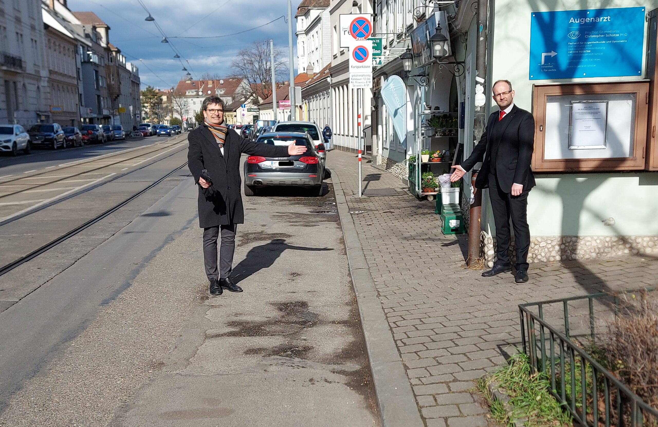 Hietzing: Ein weiterer Schritt für Fußgängerfreundlichkeit
