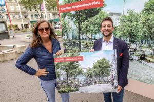 ©PID/Christian Fürthner: Planungsstadträtin Ulli Sima und Bezirksvorsteher Markus Rumelhart