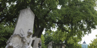 Gräber am Zentralfriedhof in Simmering