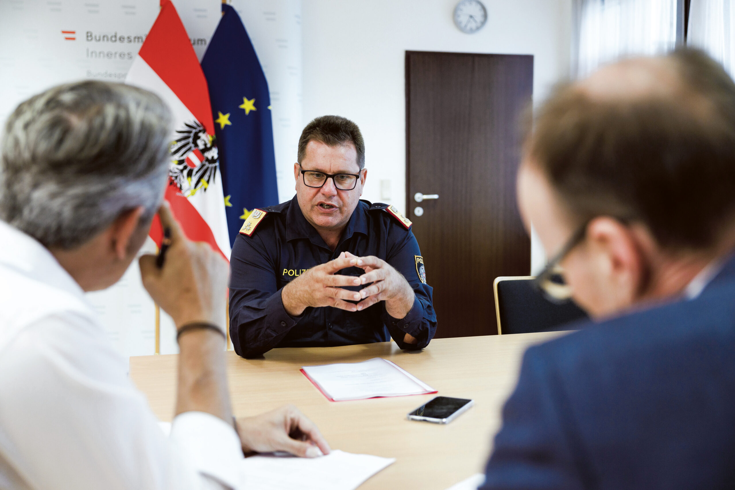 Der oberste Polizist des Landes im Exklusiv-Gespräch
