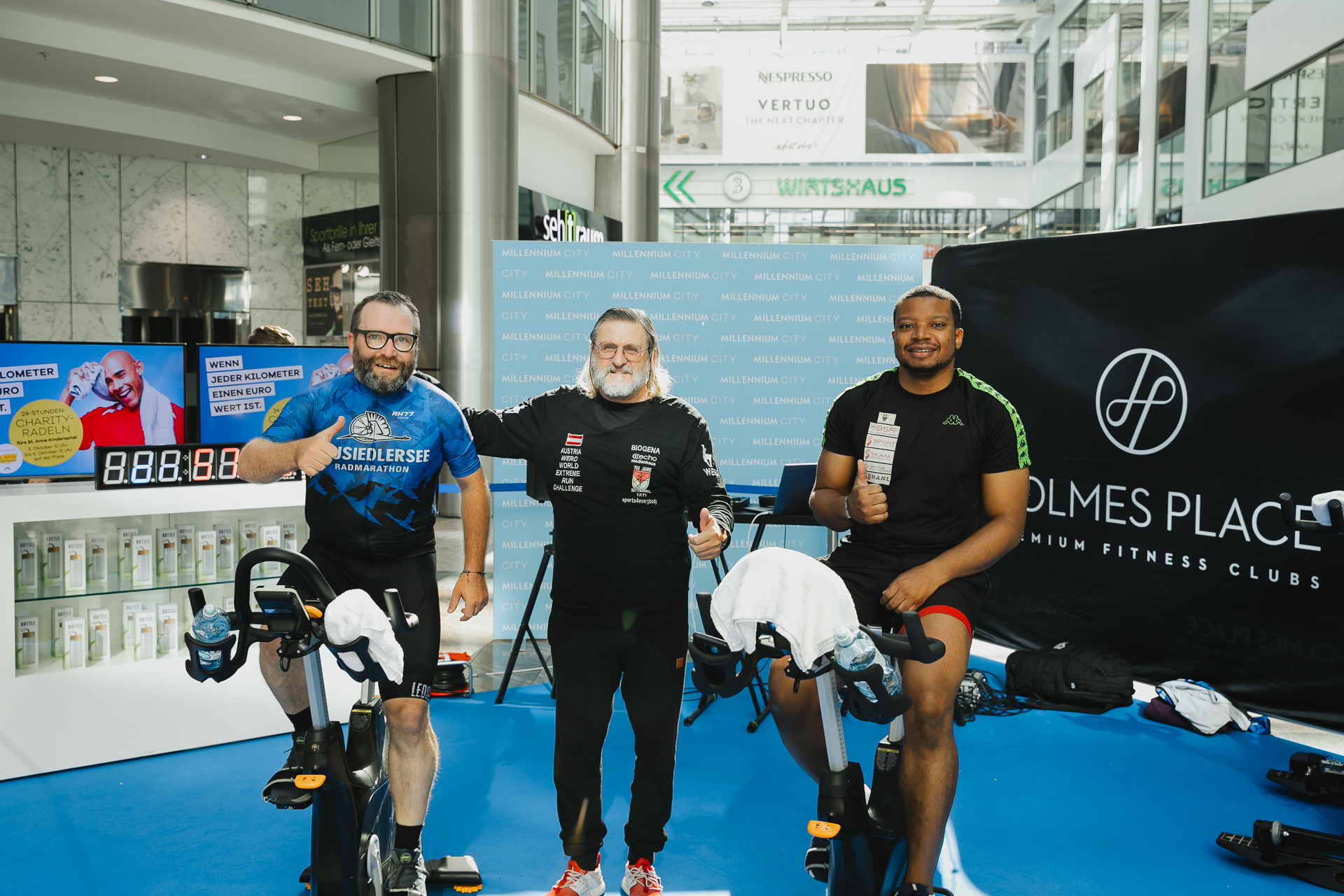 Das 24-Stunden-Charity-Radeln in der MILLENNIUM City