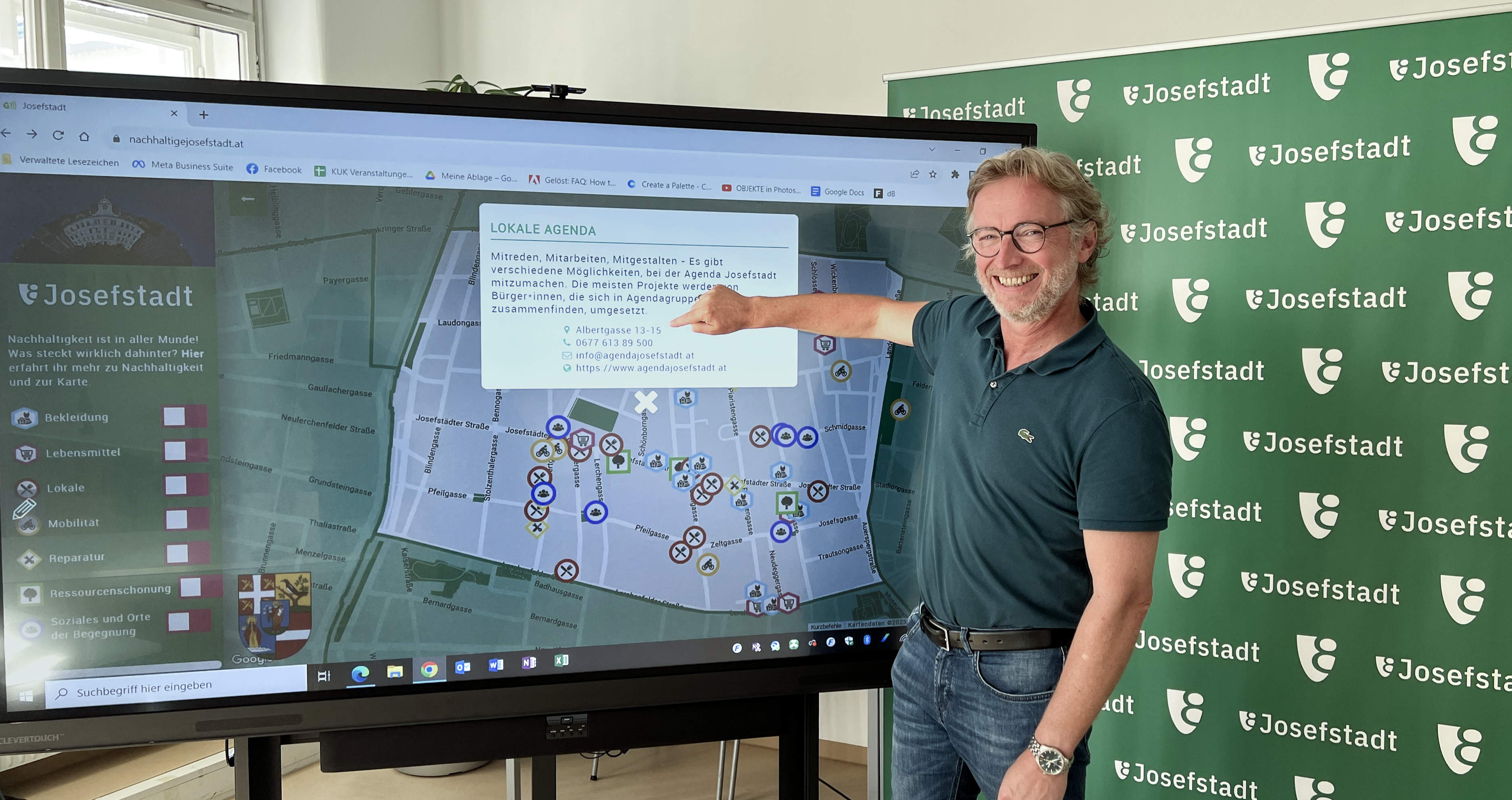 Josefstadt: Nachhaltigkeit geht auf einen Klick