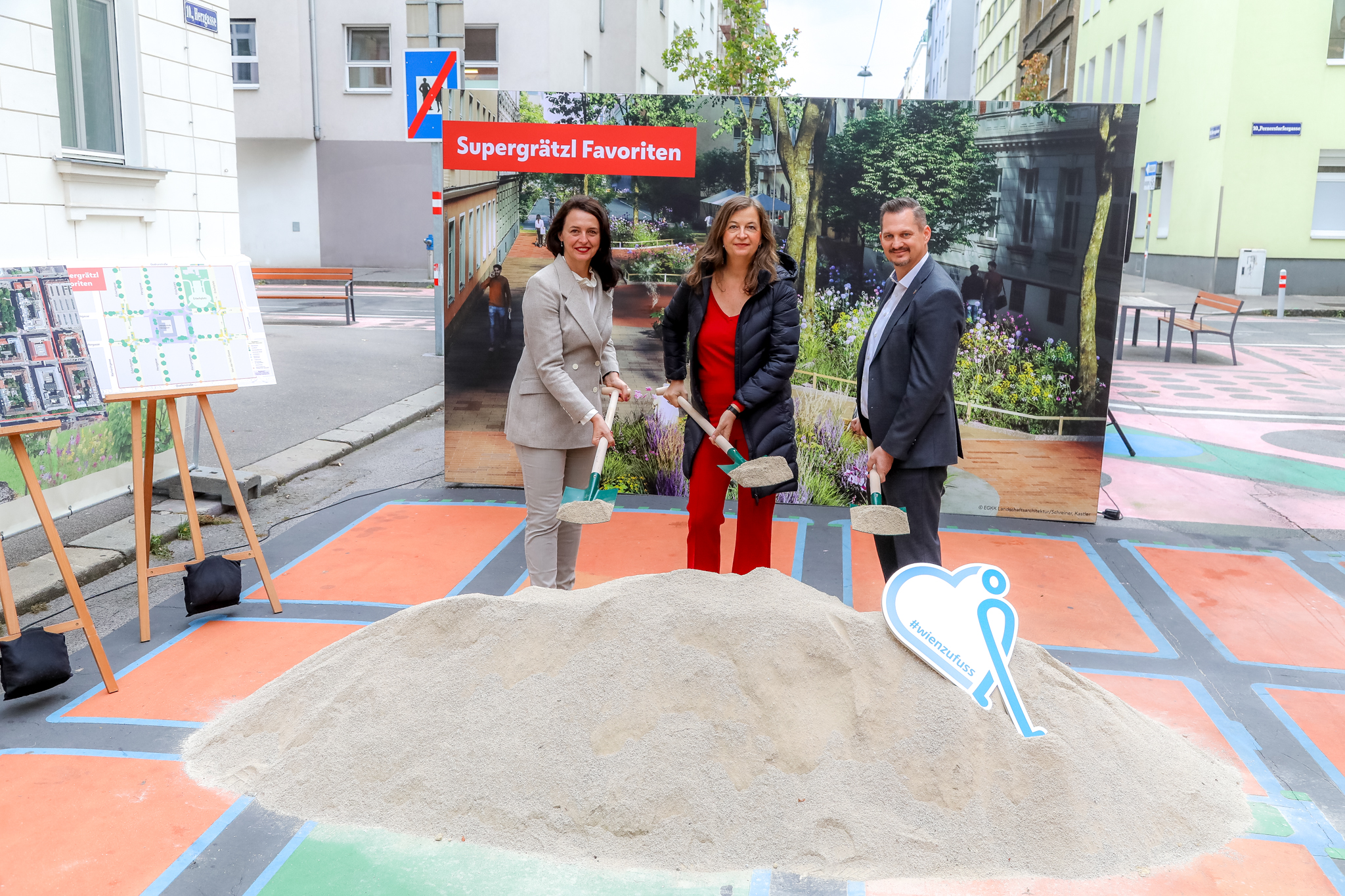 Favoriten: Startschuss für Wiens erstes Supergrätzl!