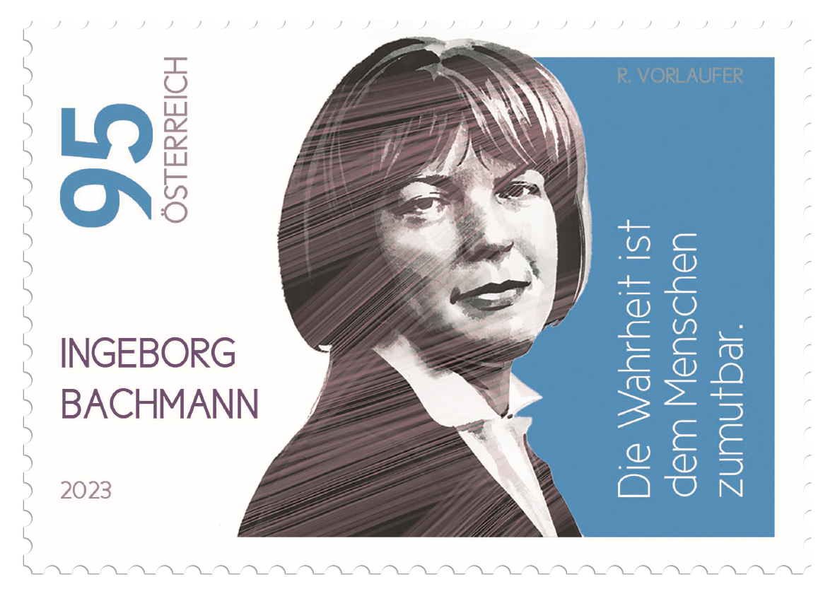 Bachmann: Briefmarke und Hörspiel zum 50. Todestag