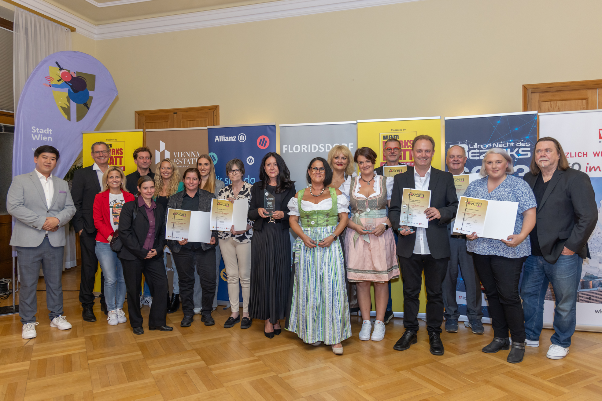 Bezirks Business Awards: Die Sieger in Floridsdorf!