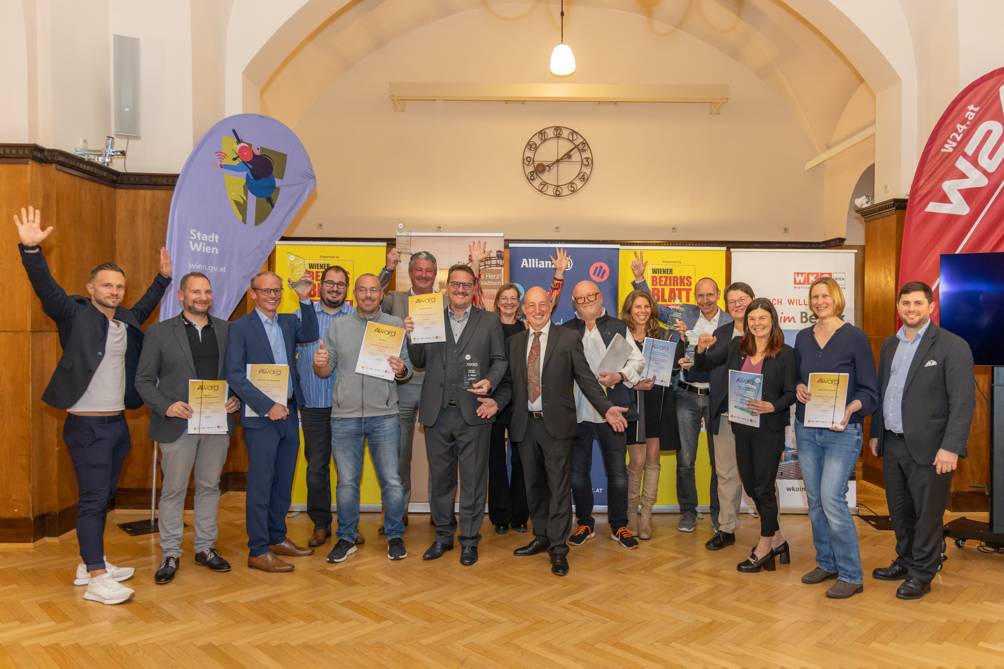 Bezirks Business Awards: die Gewinner in Hietzing