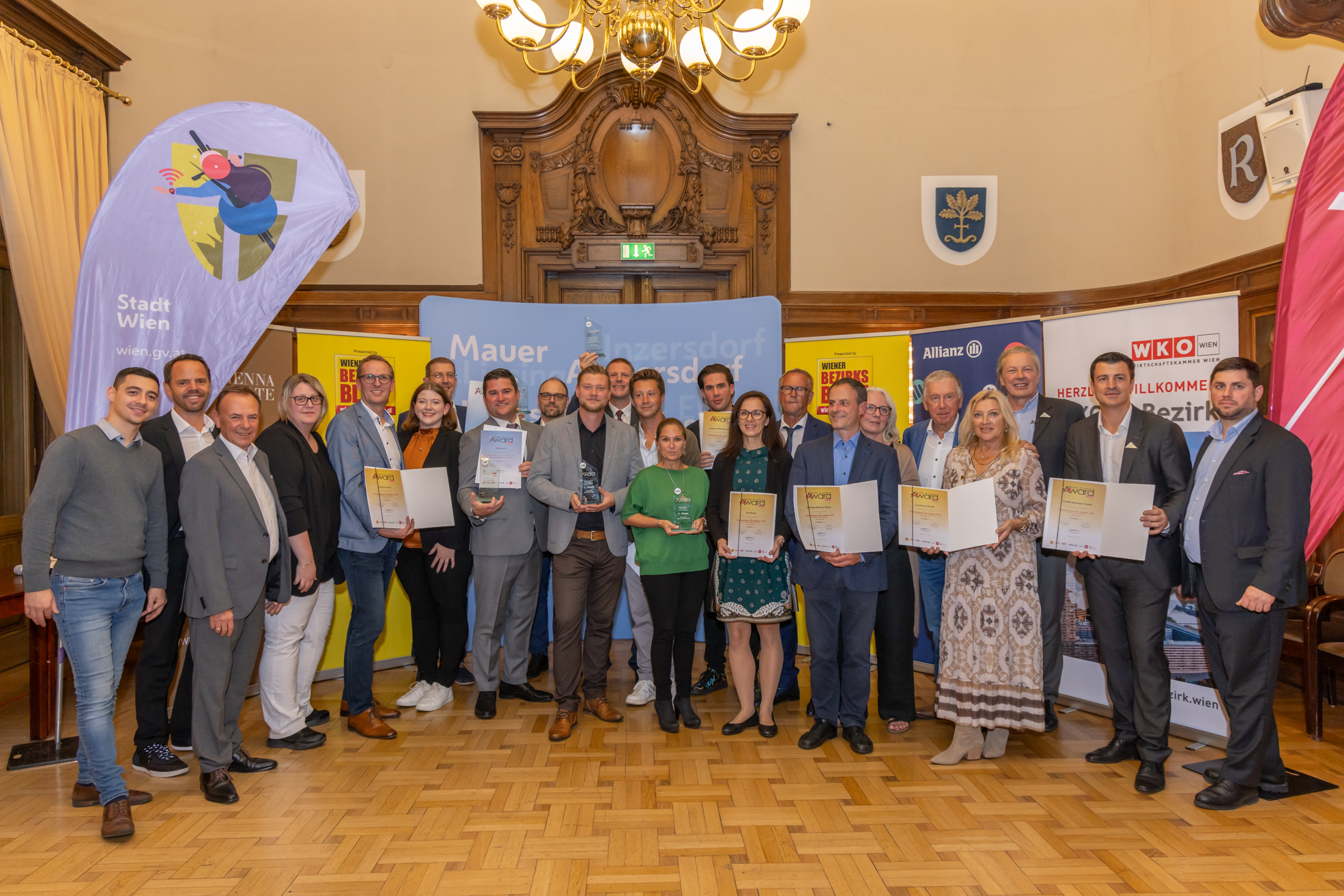 Bezirks Business Awards: die Gewinner in Liesing