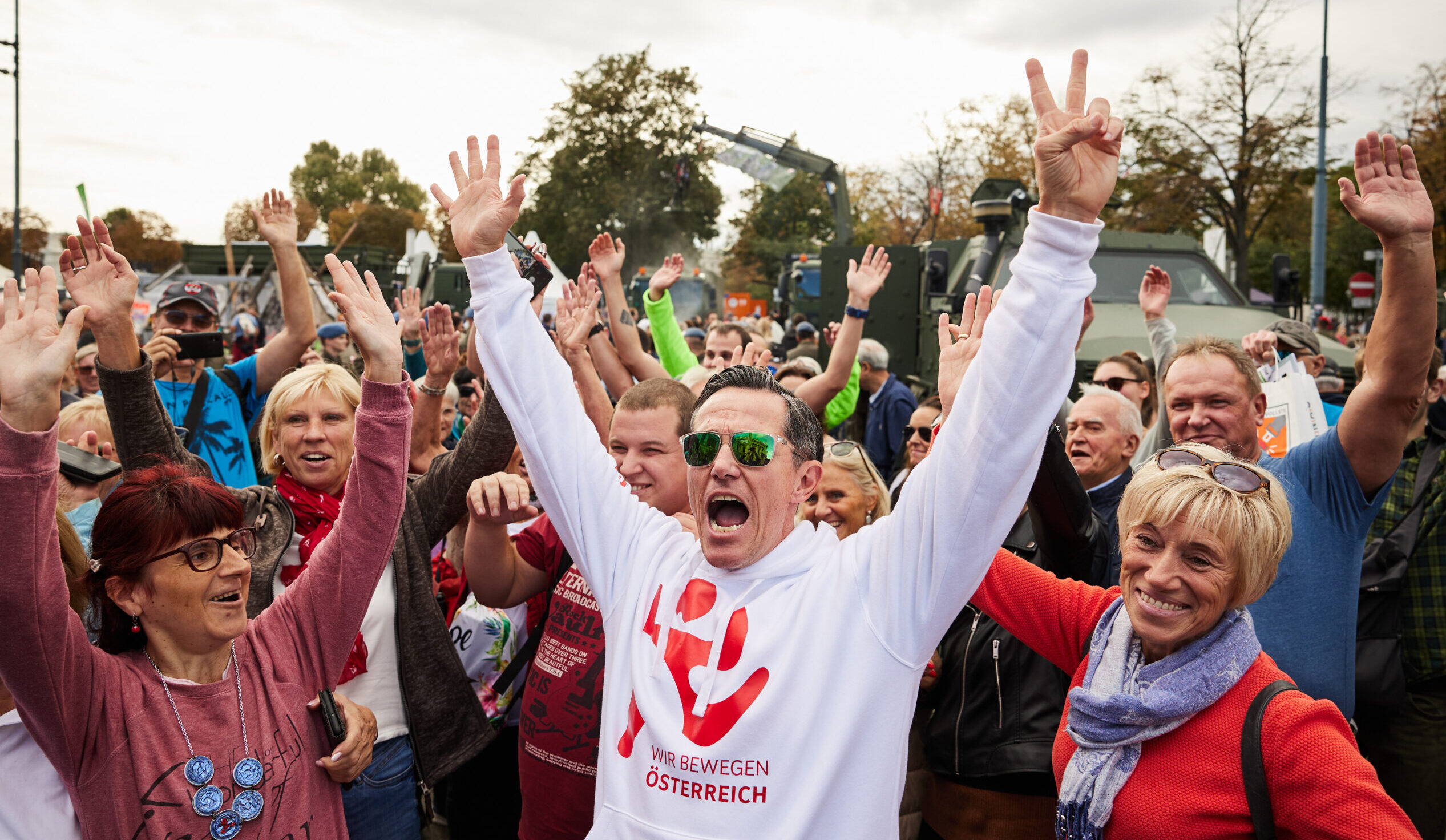 5.000 Teilnehmer bei Rückkehr des Fitmarsches