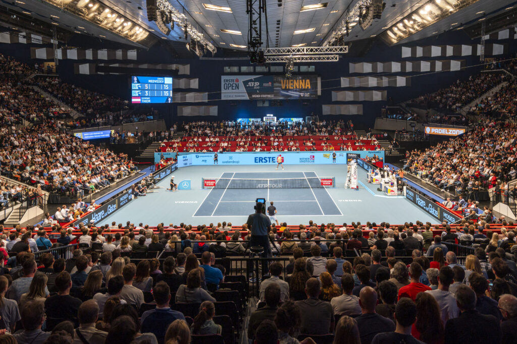 Das hochklassige Tennisturnier in der Stadthalle. © Erste Bank Open/Agentur Zolles