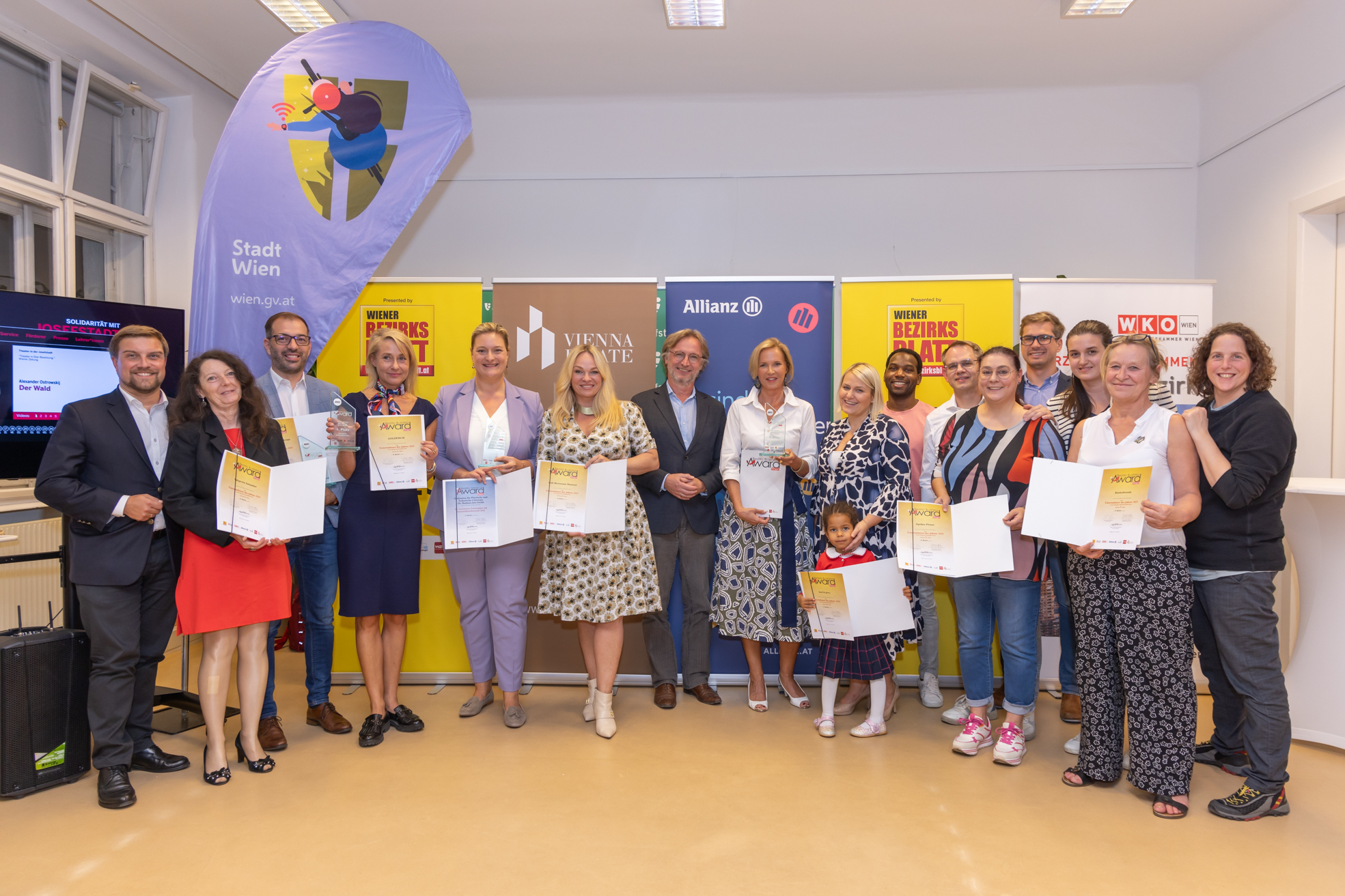 Bezirks Business Award: Die Sieger in der Josefstadt