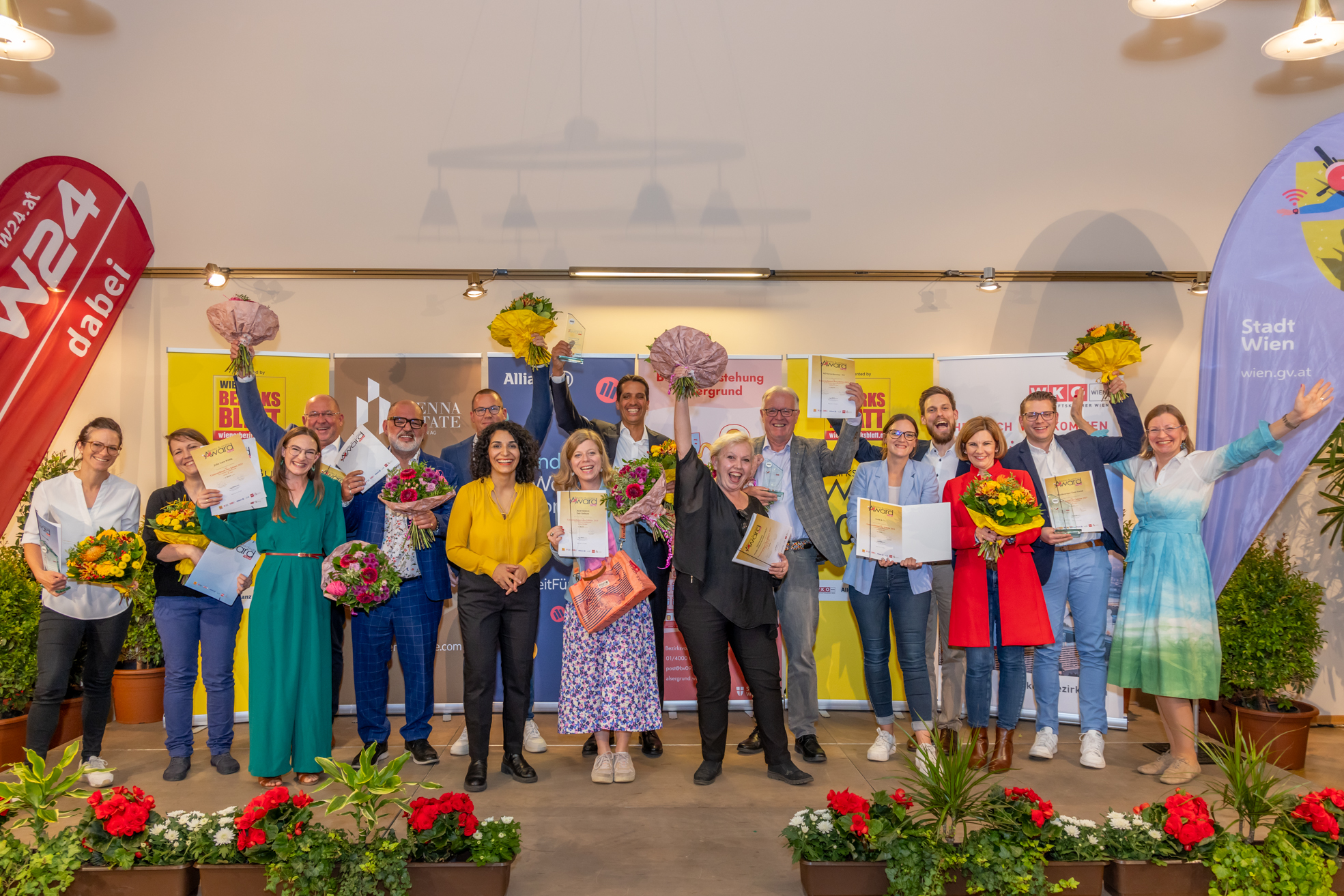 Bezirks Business Awards: Feierlaune am Alsergrund!