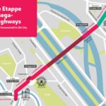 Grafik: Finale Etappe des Mega-Radhighways