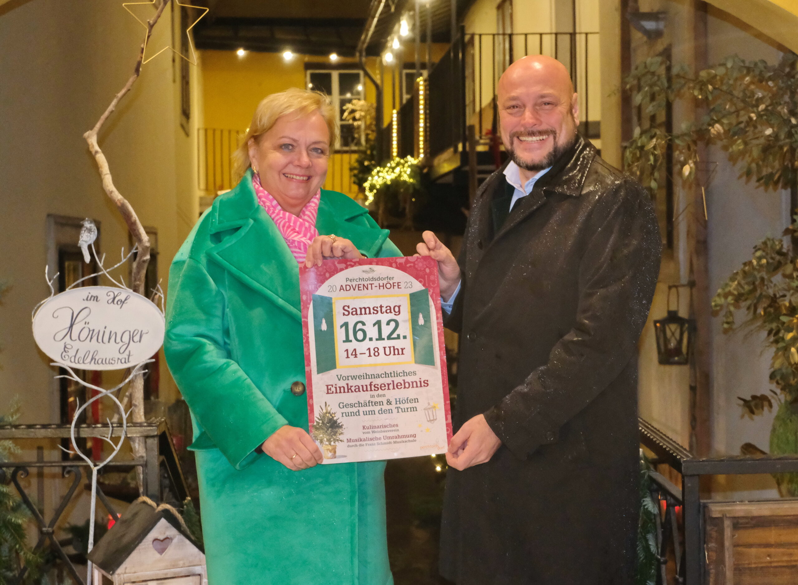 Perchtoldsdorf: Geschmückte Höfe am 16.12. für alle offen