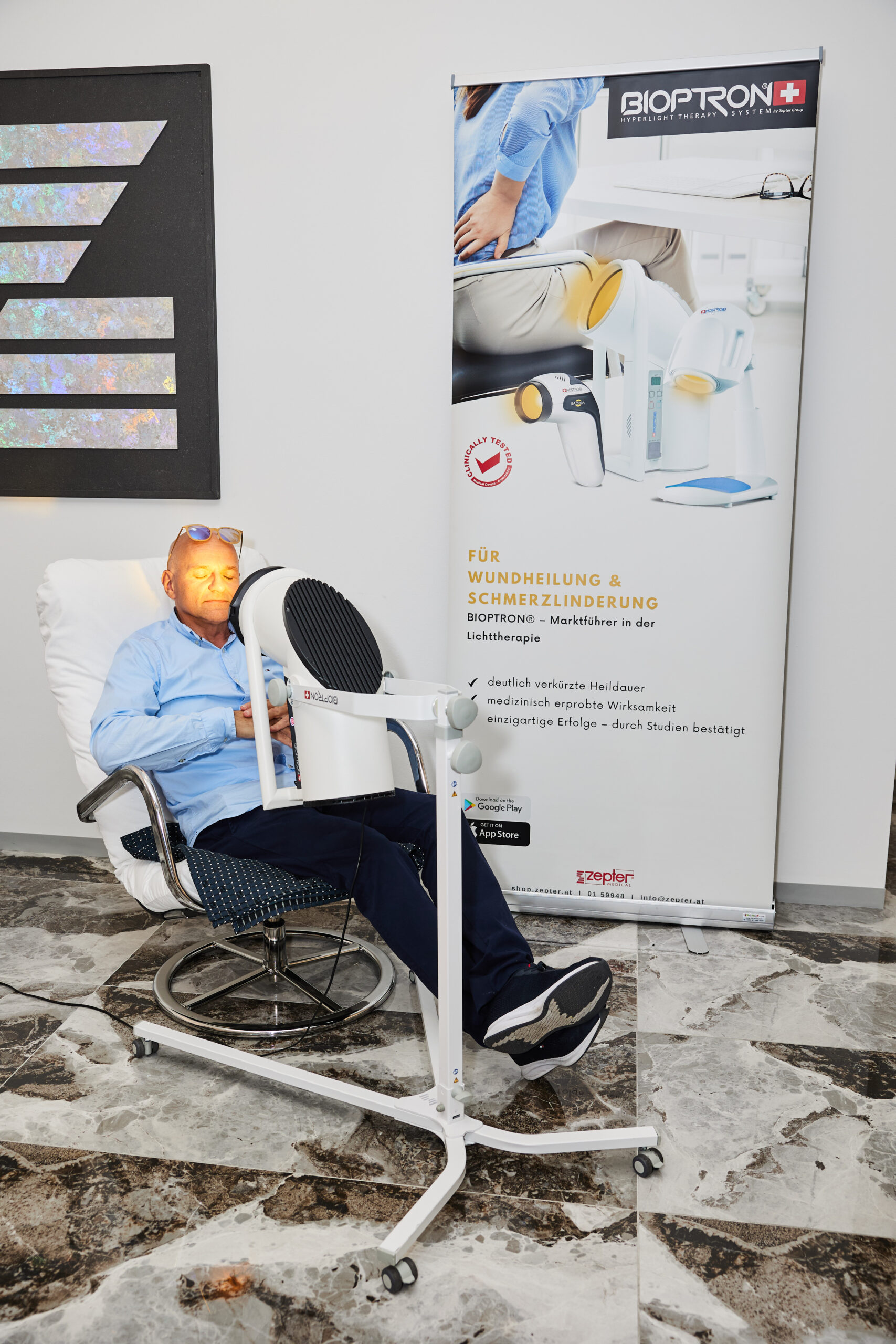 Gratis Energie tanken mit BIOPTRON Lichttherapie