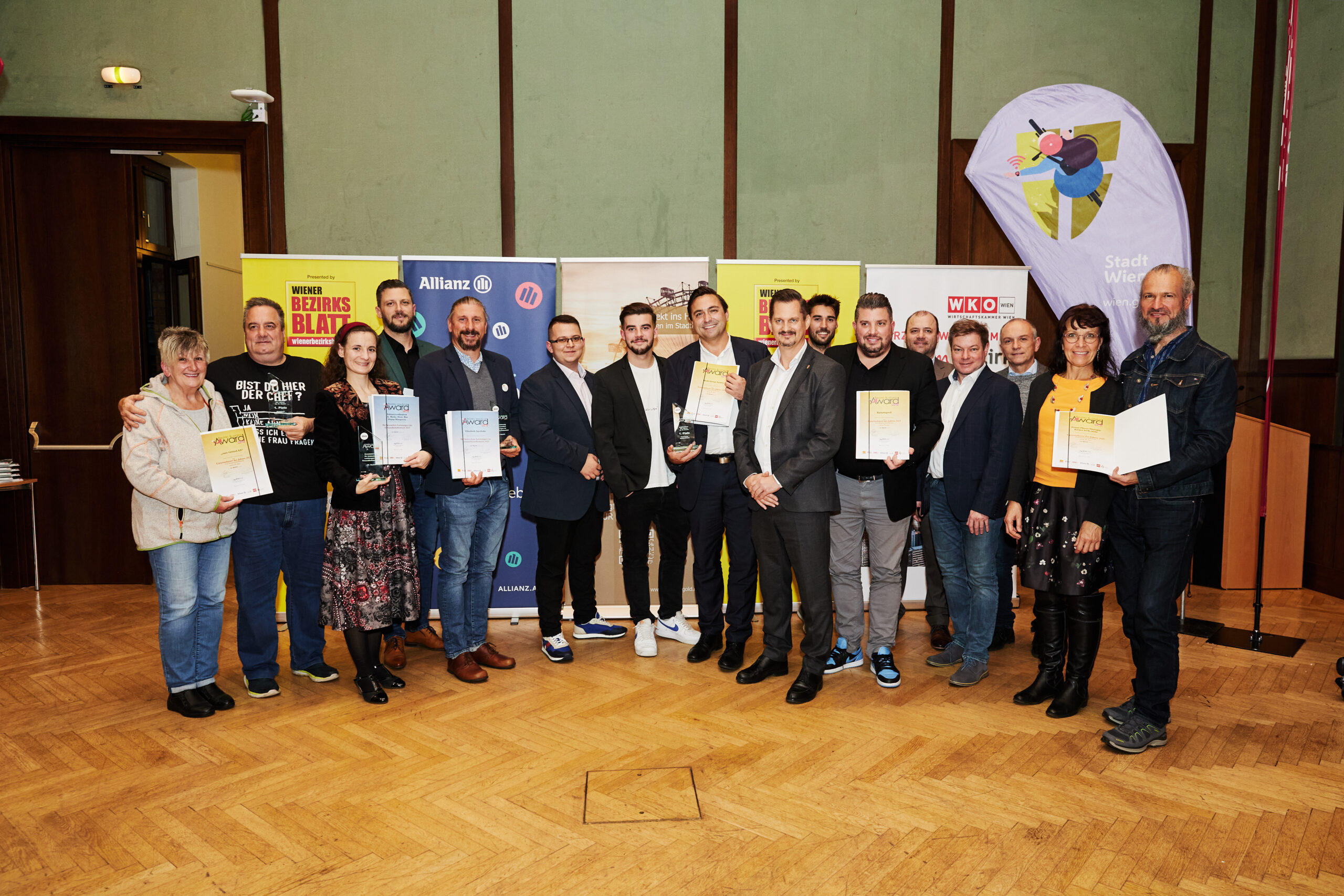 Bezirks Business Awards: die Gewinner in Favoriten