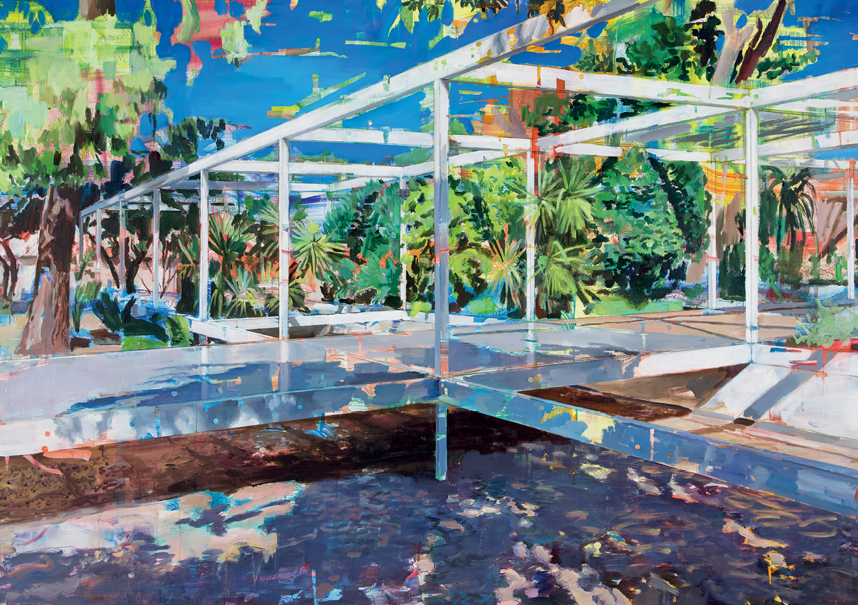 Lichtdurchflutete Bilder in der Galerie Suppan