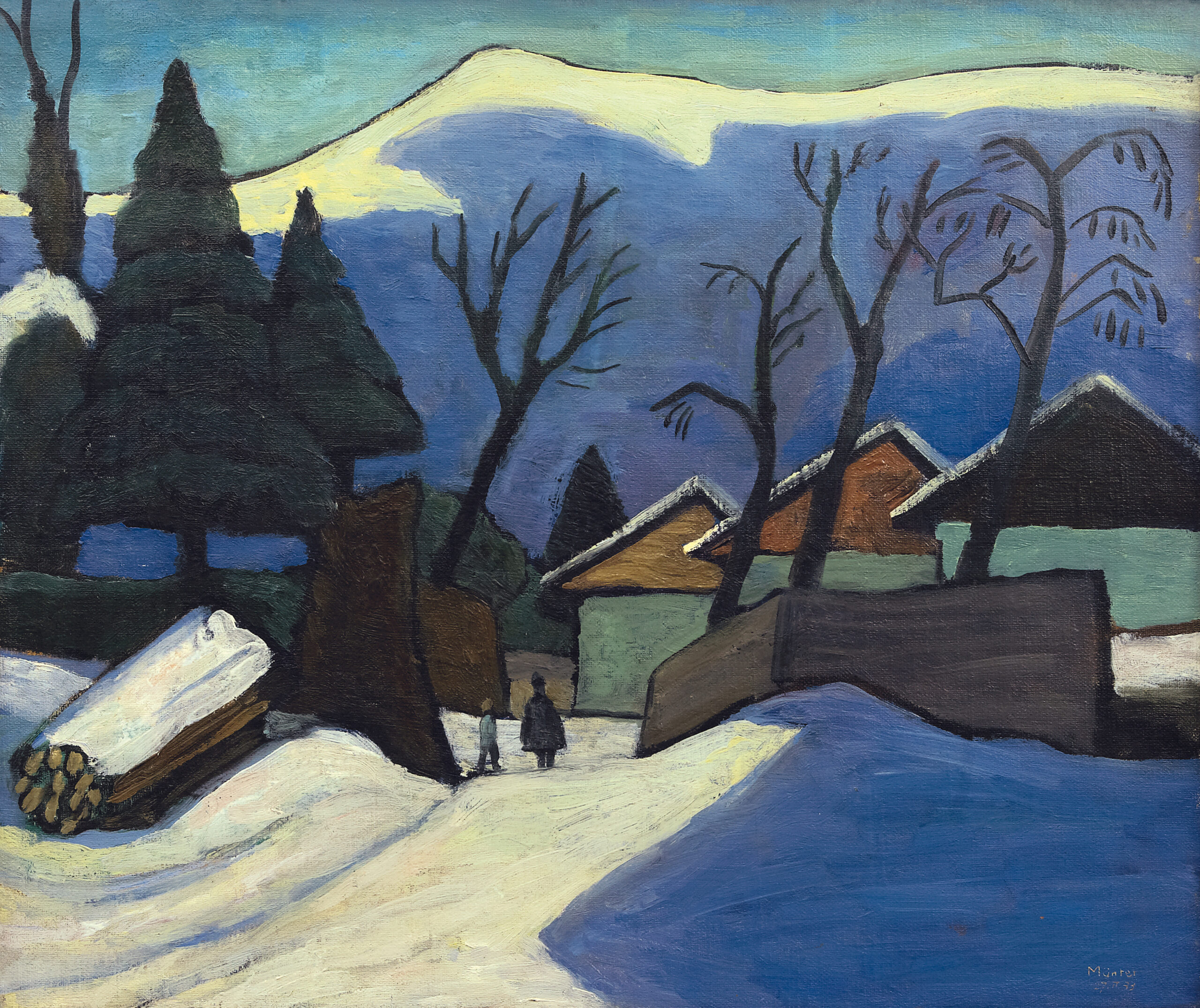 Ein sonniger Wintertag im Leopold Museum