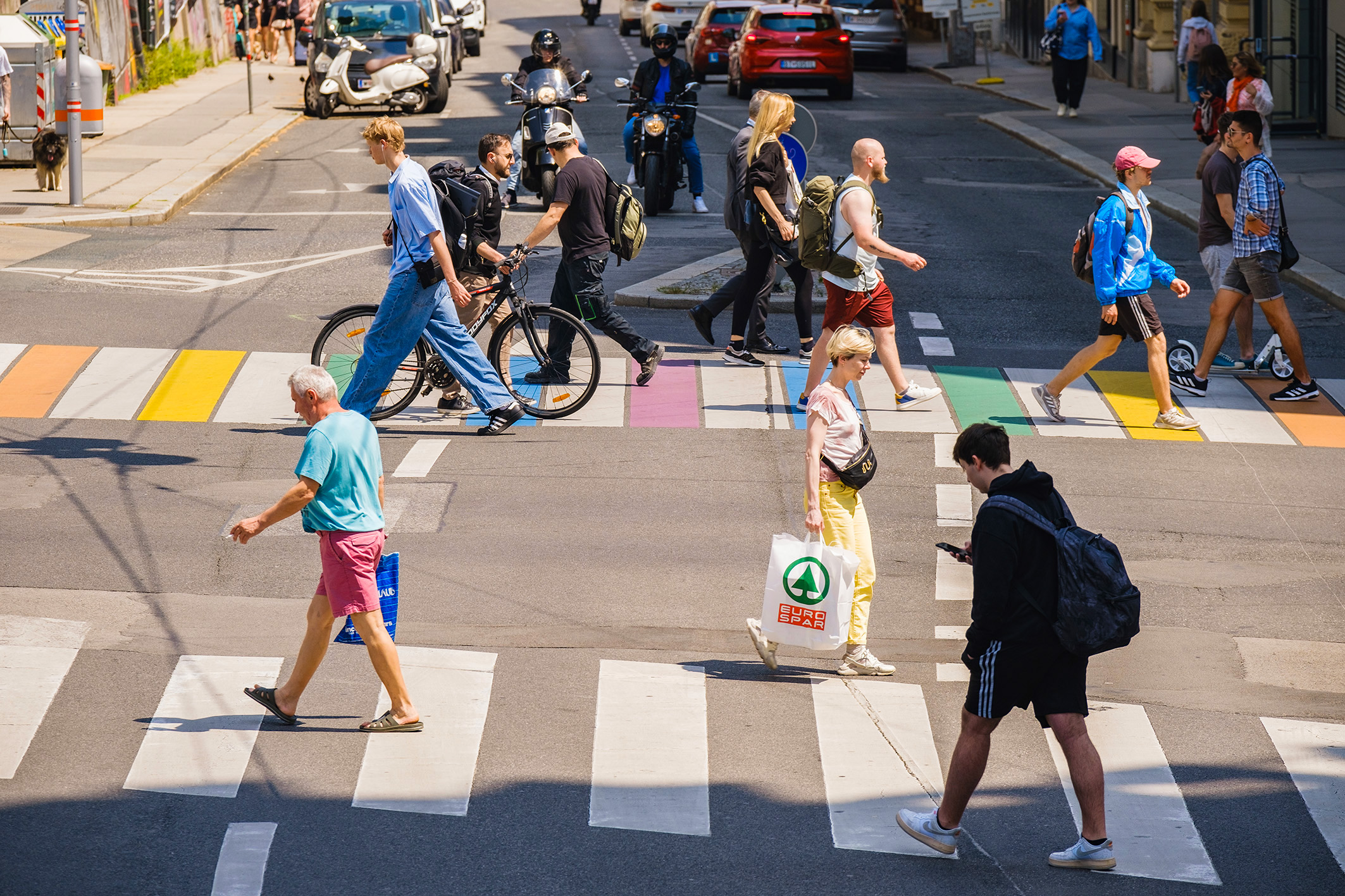 Masterplan Gehen: 6. Bezirk optimiert Fußwege