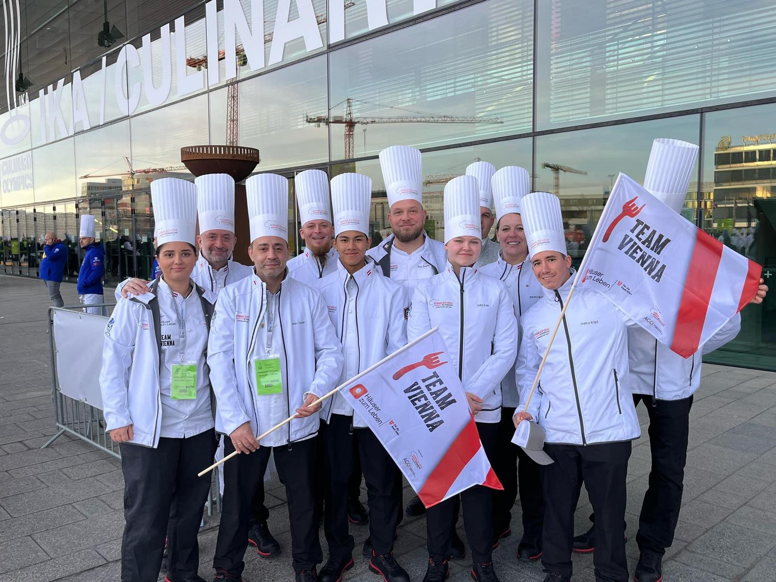 Sieger der Herzen holen bei der Koch-Olympiade Silber
